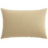 vidaXL Kussenhoezen Set van 6 Beige 30x50cm Polyester - 31% Korting