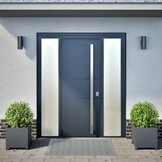 2x Stalen Plantenbakken 40x40x40 cm Antraciet - 34% Korting