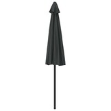 Halve Balkonparasol Antraciet 270x144 cm - 33% Korting