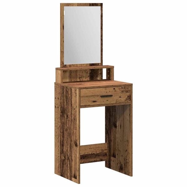 Kaptafel Oudhout 50x41x140 cm Bewerkt Hout - 34% Korting