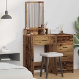 Kaptafel Oudhout 50x41x140 cm Bewerkt Hout - 34% Korting