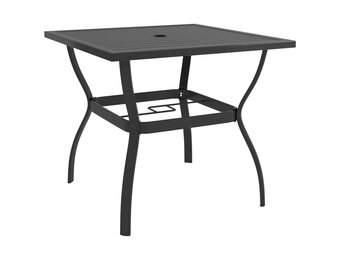 vidaXL Tuintafel 81,5x81,5x72 cm staal antraciet