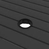 vidaXL Tuintafel 81,5x81,5x72 cm staal antraciet