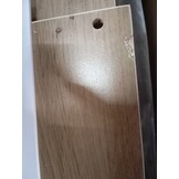 vidaXL Boekenkast 72x20x120 cm bewerkt hout artisanaal eikenkleurig