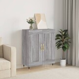 Dressoir 69,5x34x90 cm Grijs Sonoma Eikenhout met 34% Korting