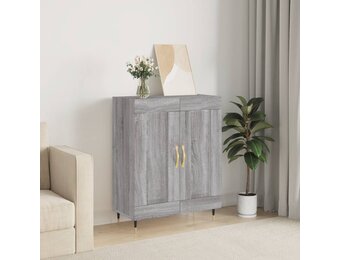 Dressoir 69,5x34x90 cm Grijs Sonoma Eikenhout met 34% Korting