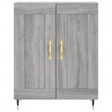 Dressoir 69,5x34x90 cm Grijs Sonoma Eikenhout met 34% Korting