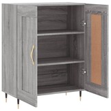 Dressoir 69,5x34x90 cm Grijs Sonoma Eikenhout met 34% Korting