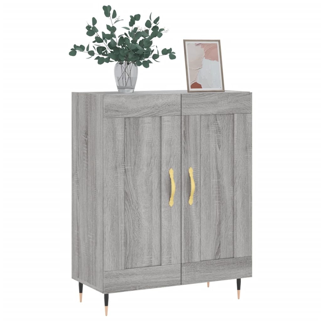 Dressoir 69,5x34x90 cm Grijs Sonoma Eikenhout met 34% Korting