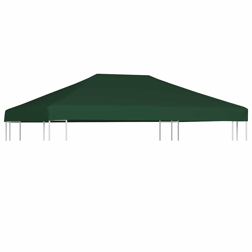 vidaXL Prieeldak 310 g/m² 4x3 m groen