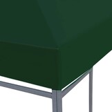 vidaXL Prieeldak 310 g/m² 4x3 m groen