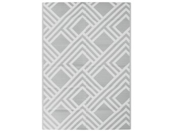 vidaXL Buitenkleed ARAKIL 160x230 cm PP grijs