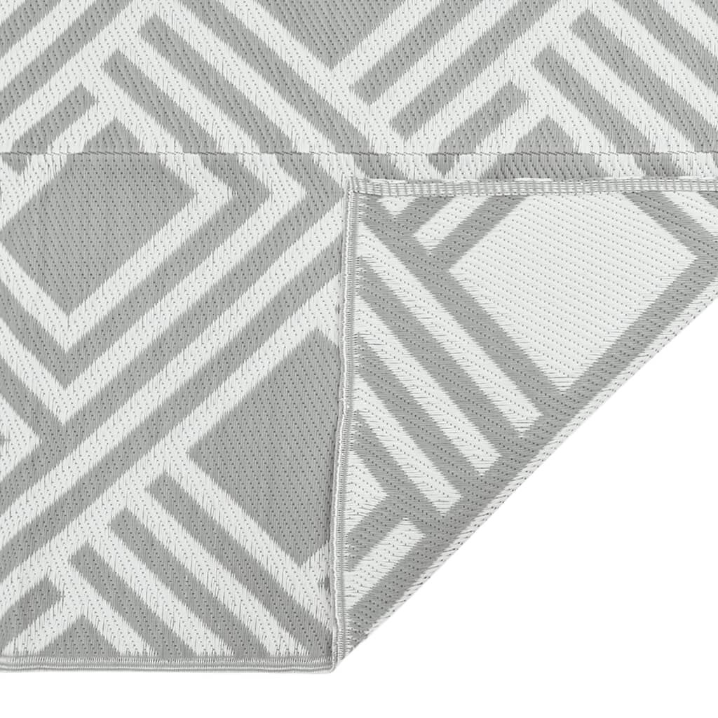 vidaXL Buitenkleed ARAKIL 160x230 cm PP grijs