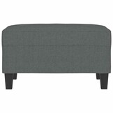 vidaXL Voetenbank 70x55x41 cm stof donkergrijs