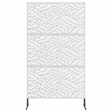 vidaXL Privacyscherm 100 x 50 x 180 cm Roestvrij staal zilver