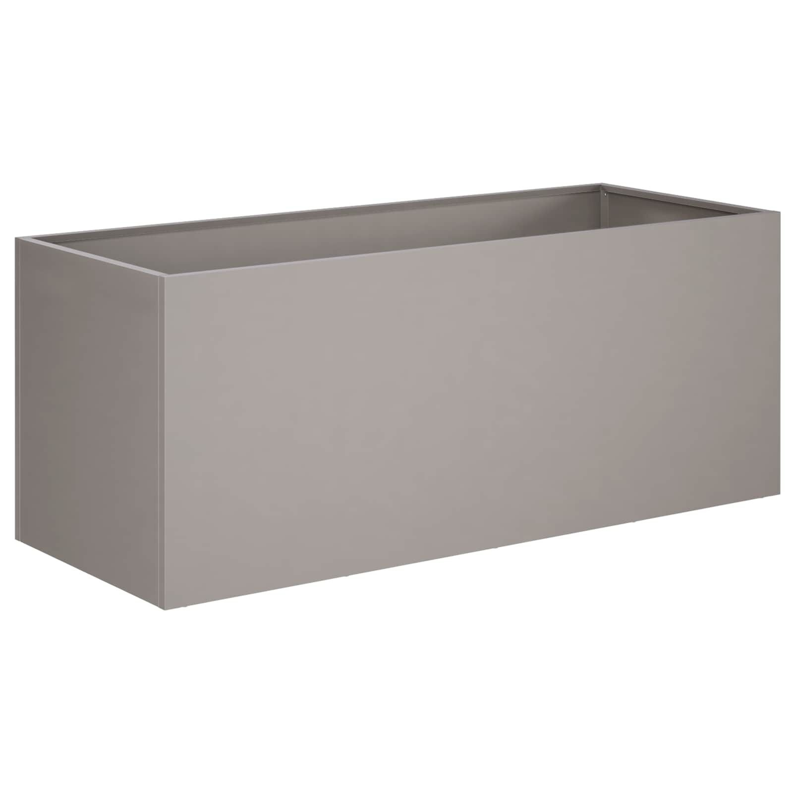 vidaXL Plantenbak 2 st Roestkleurig 80 x 40 x 40 cm weervast staal