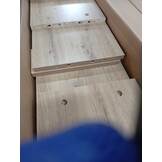 vidaXL Boekenkast 86x25,5x140 cm bewerkt hout artisanaal eikenkleur