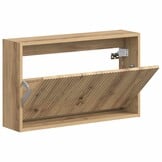 vidaXL Wandgemonteerde Schoenkast ARNHEM 71 x 17 x 43 cm Bewerkt hout