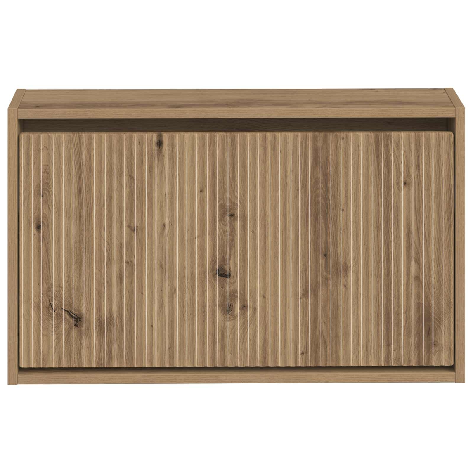 vidaXL Wandgemonteerde Schoenkast ARNHEM 71 x 17 x 43 cm Bewerkt hout