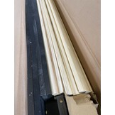 vidaXL Bed stapelbaar 80x200 cm massief grenenhout zwart