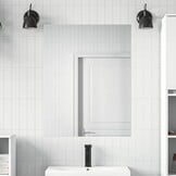 vidaXL Zelfklevende Spiegelfolie 90 x 200 cm 2 st zilver PET