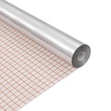 vidaXL Zelfklevende Spiegelfolie 90 x 200 cm 2 st zilver PET