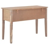vidaXL Schrijftafel 109,5x45x77,5 cm hout bruin