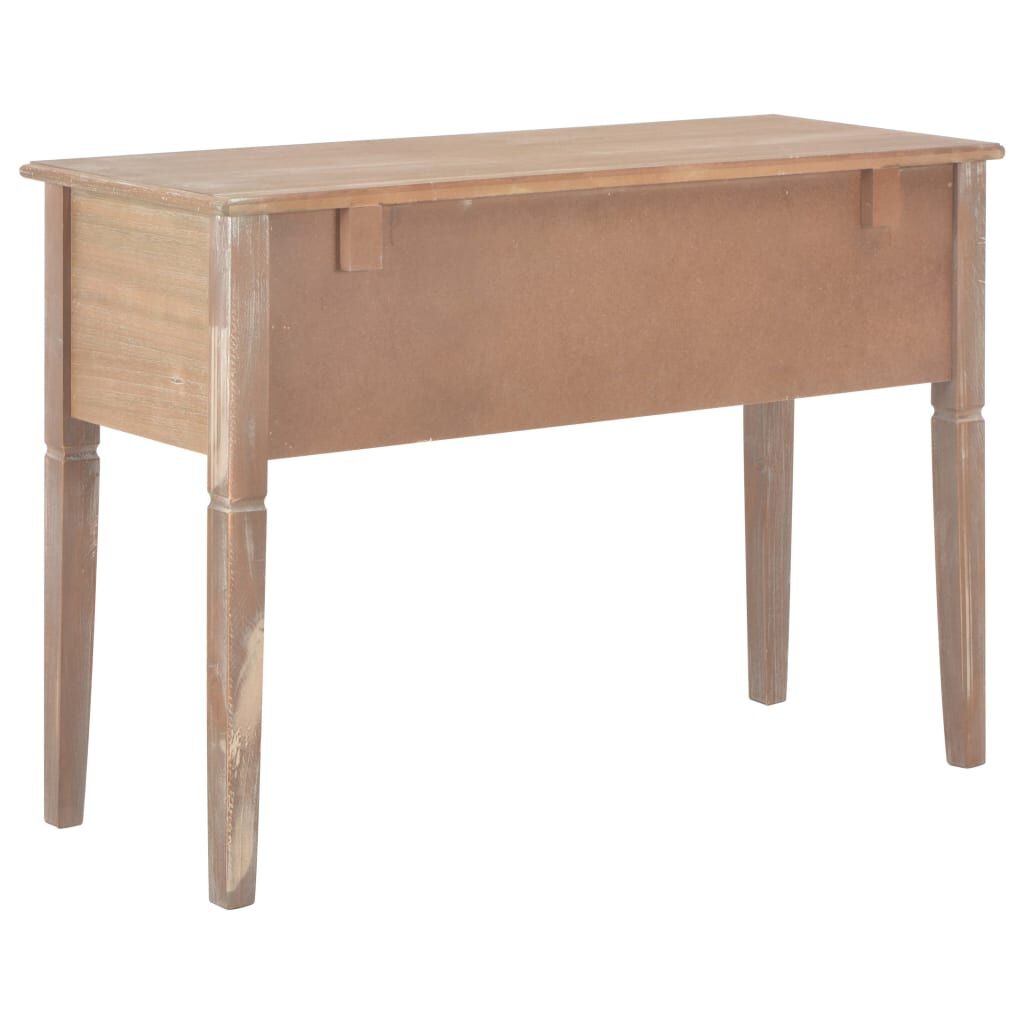 vidaXL Schrijftafel 109,5x45x77,5 cm hout bruin
