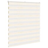 vidaXL Zebra rolgordijn 135x150 cm stofbreedte 130,9 cm marmerbeige