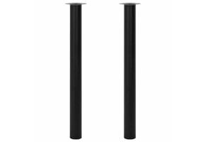 Telescopische Tafelpoten Zwart 710-1100 mm (2 stuks) - 33% Korting