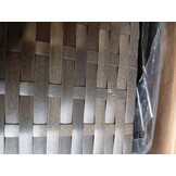 vidaXL Tuinbank 4-zits met kussens poly rattan grijs