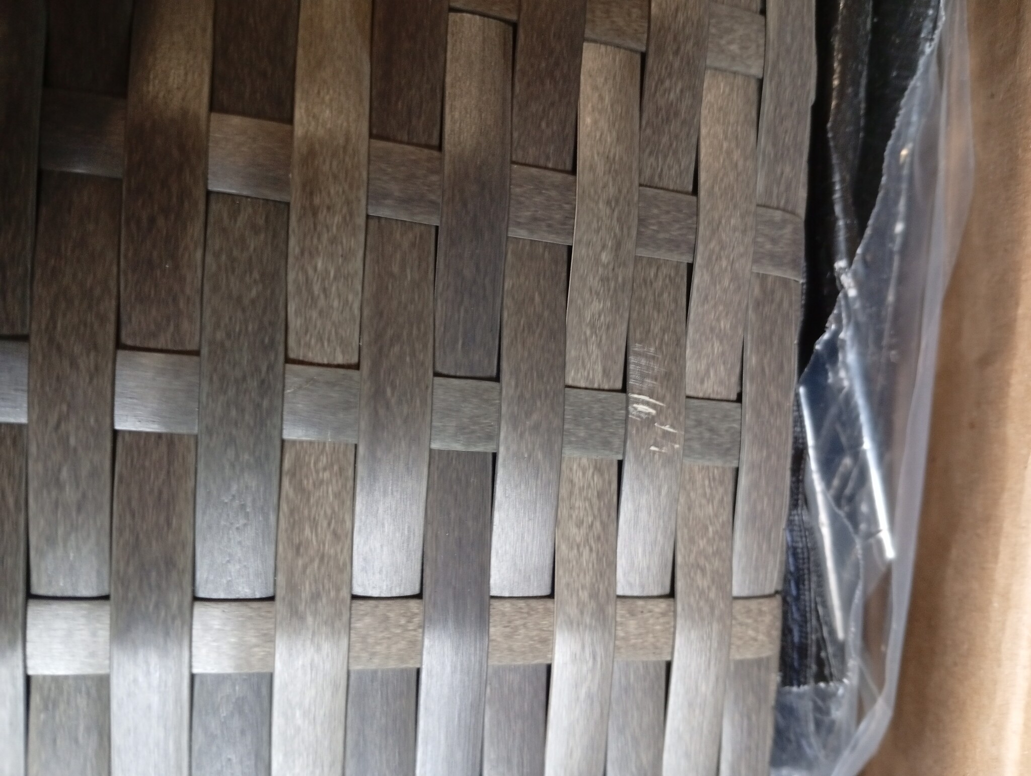 vidaXL Tuinbank 4-zits met kussens poly rattan grijs