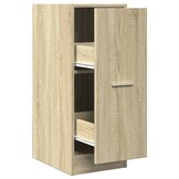 vidaXL Apothekerskast 30x41x77,5 cm bewerkt hout sonoma eikenkleurig