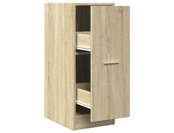 vidaXL Apothekerskast 30x41x77,5 cm bewerkt hout sonoma eikenkleurig