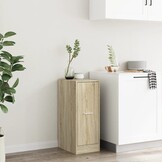 vidaXL Apothekerskast 30x41x77,5 cm bewerkt hout sonoma eikenkleurig