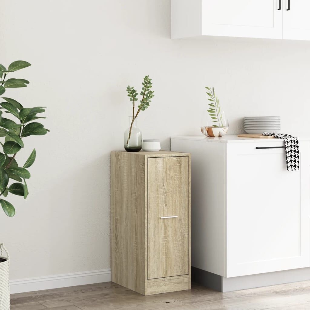 vidaXL Apothekerskast 30x41x77,5 cm bewerkt hout sonoma eikenkleurig