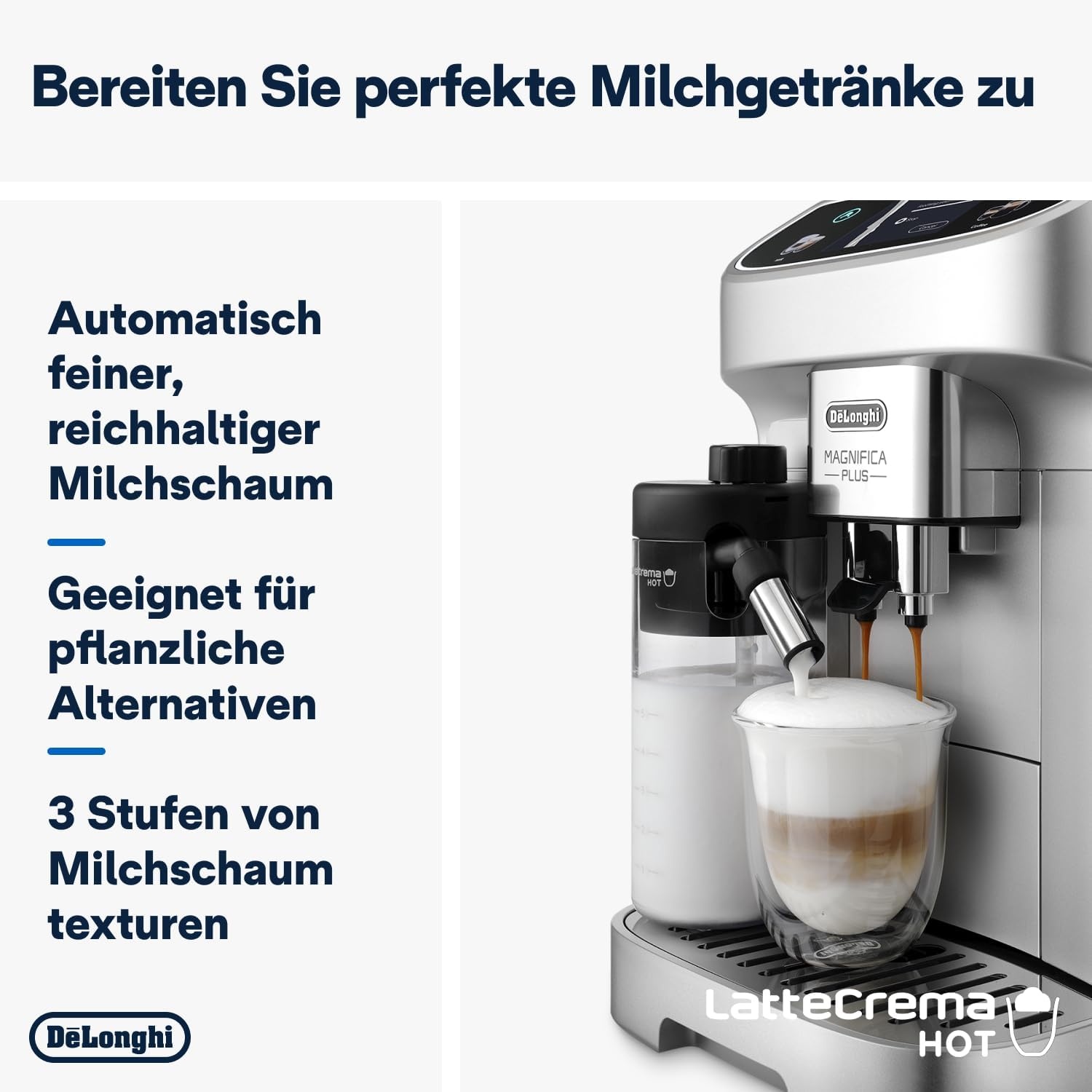 De'Longhi Magnifica Plus Volautomatische Koffiemachine - Zilver/Zwart