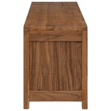 vidaXL Tv-meubel 110 x 30 x 40 cm Naturel Massief Teakhout