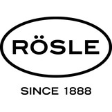 RÖSLE Schaaf met V-lemmet, hoogwaardige V-schaaf voor groenten zoals komkommers of tomaten, 5 snijdiktes, met siliconen voet, roestvrij staal 18/10, incl. groentehouder en beschermcover