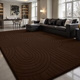Sour Lemon Vloerkleed 3D Geometrisch - Lichtgrijs - 140 x 200 cm