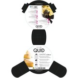 Quid Gastro Fun Dubbele Omeletpan 28 cm - Aluminium - Zwart