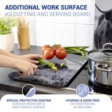 WENKO Kookplaatafdekplaten Highland Cattle - 2-delige set - 30 x 52 cm