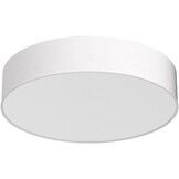 B.K.Licht I Plafondlamp I stoffen plafoniere I slaapkamer plafondlampen I lampen wit I stof plafonniere I IP20 I Ø38cm I excl. E27