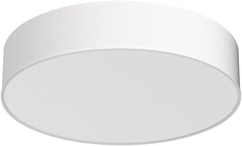 B.K.Licht I Plafondlamp I stoffen plafoniere I slaapkamer plafondlampen I lampen wit I stof plafonniere I IP20 I Ø38cm I excl. E27