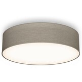 B.K.Licht I Plafondlamp I stoffen plafoniere I slaapkamer plafondlampen I lampen wit I stof plafonniere I IP20 I Ø38cm I excl. E27