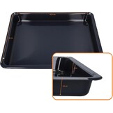 DL-pro Vetpan bakplaat 42,5x36x4,3cm voor AEG Electrolux Juno 387028820/0 3870288200 387028820 diep geëmailleerd voor oven fornuis