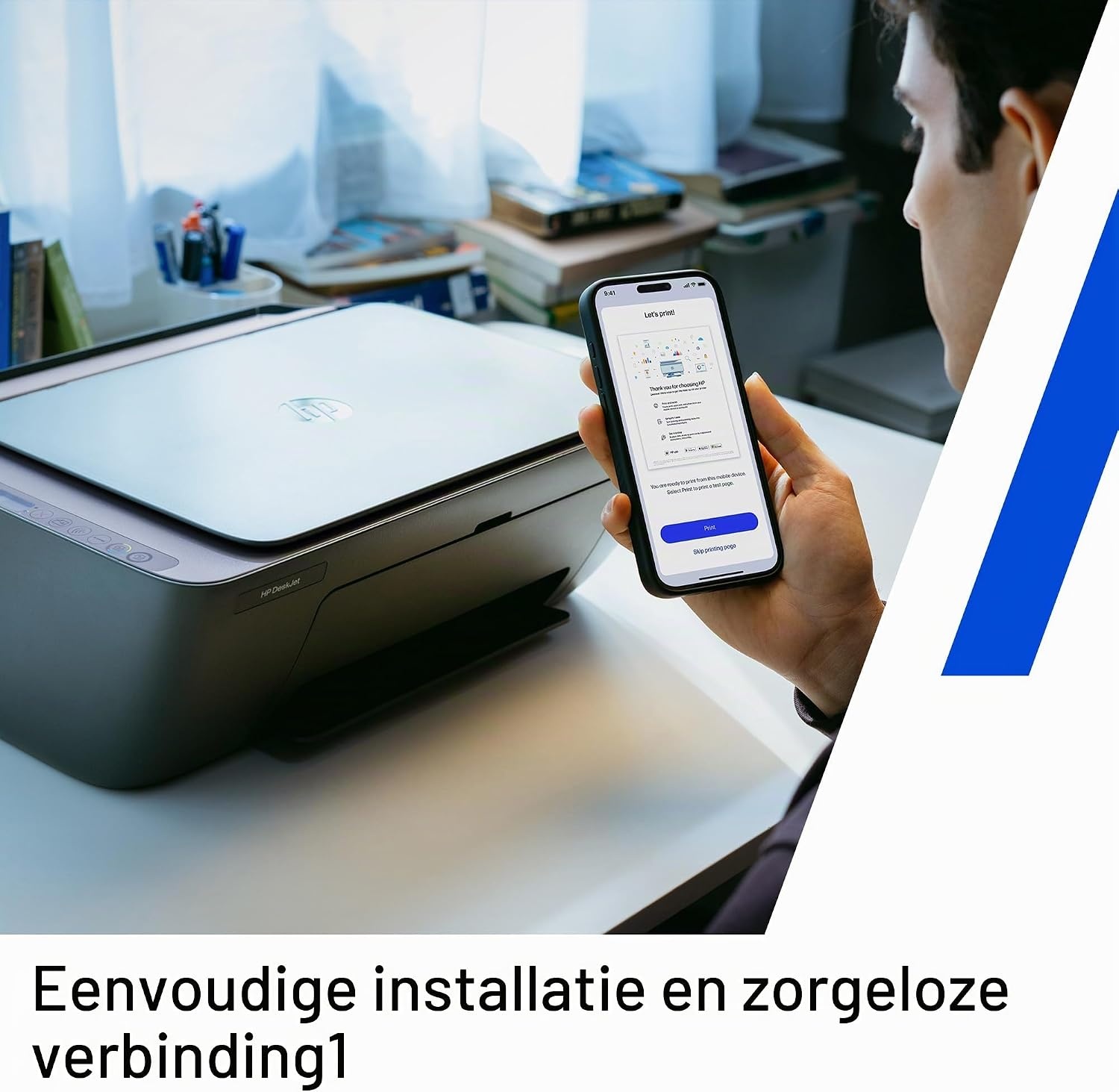 HP DeskJet 2921 All-in-One Printer | Kleur | Draadloos | Eenvoudige installatie en betrouwbare wifi | 3 maanden gratis Instant Ink inbegrepen | Printen, scannen en kopiëren