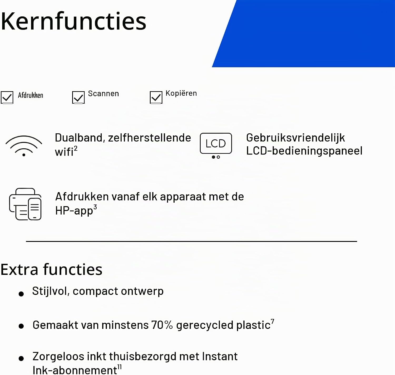 HP DeskJet 2921 All-in-One Printer | Kleur | Draadloos | Eenvoudige installatie en betrouwbare wifi | 3 maanden gratis Instant Ink inbegrepen | Printen, scannen en kopiëren
