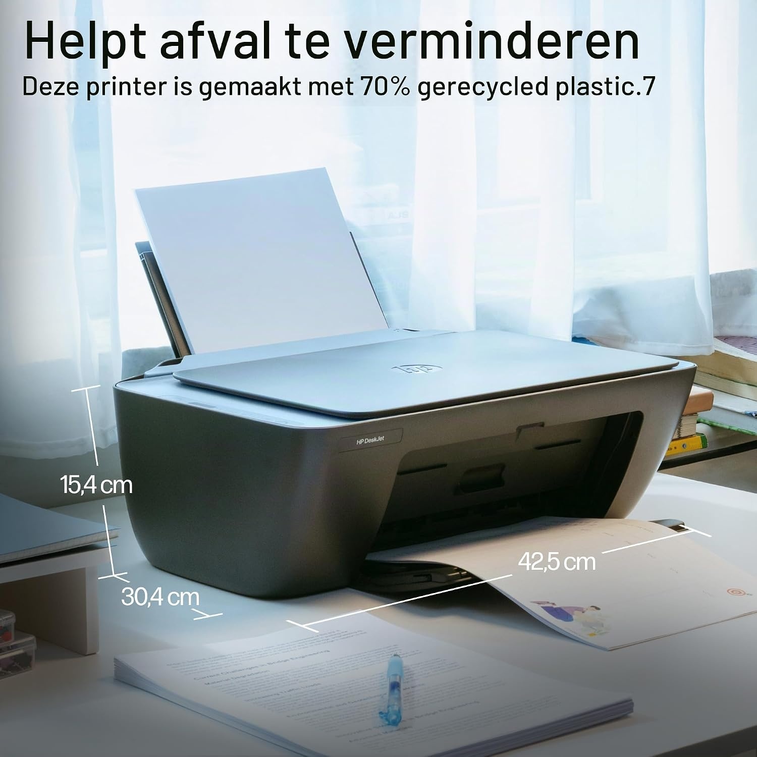 HP DeskJet 2921 All-in-One Printer | Kleur | Draadloos | Eenvoudige installatie en betrouwbare wifi | 3 maanden gratis Instant Ink inbegrepen | Printen, scannen en kopiëren