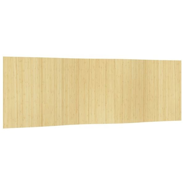 vidaXL Kamerscherm breedte 600 cm hoogte 165 cm bamboe lichtnaturel
